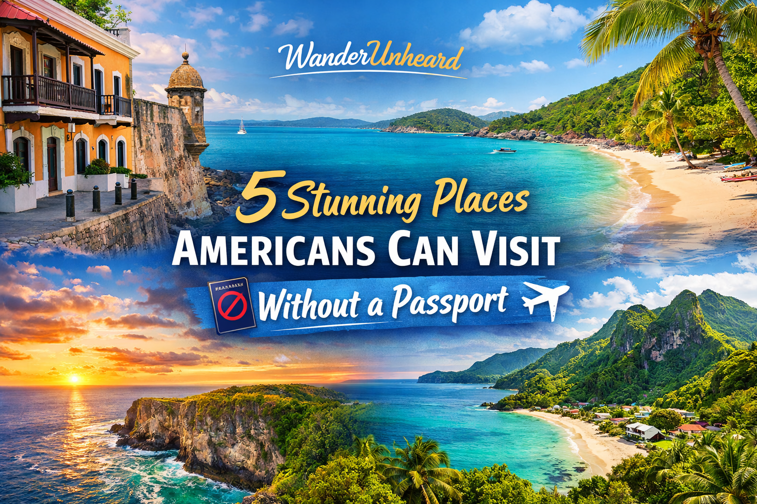 5 Stunning Places Americans Can Visit Without a Passport